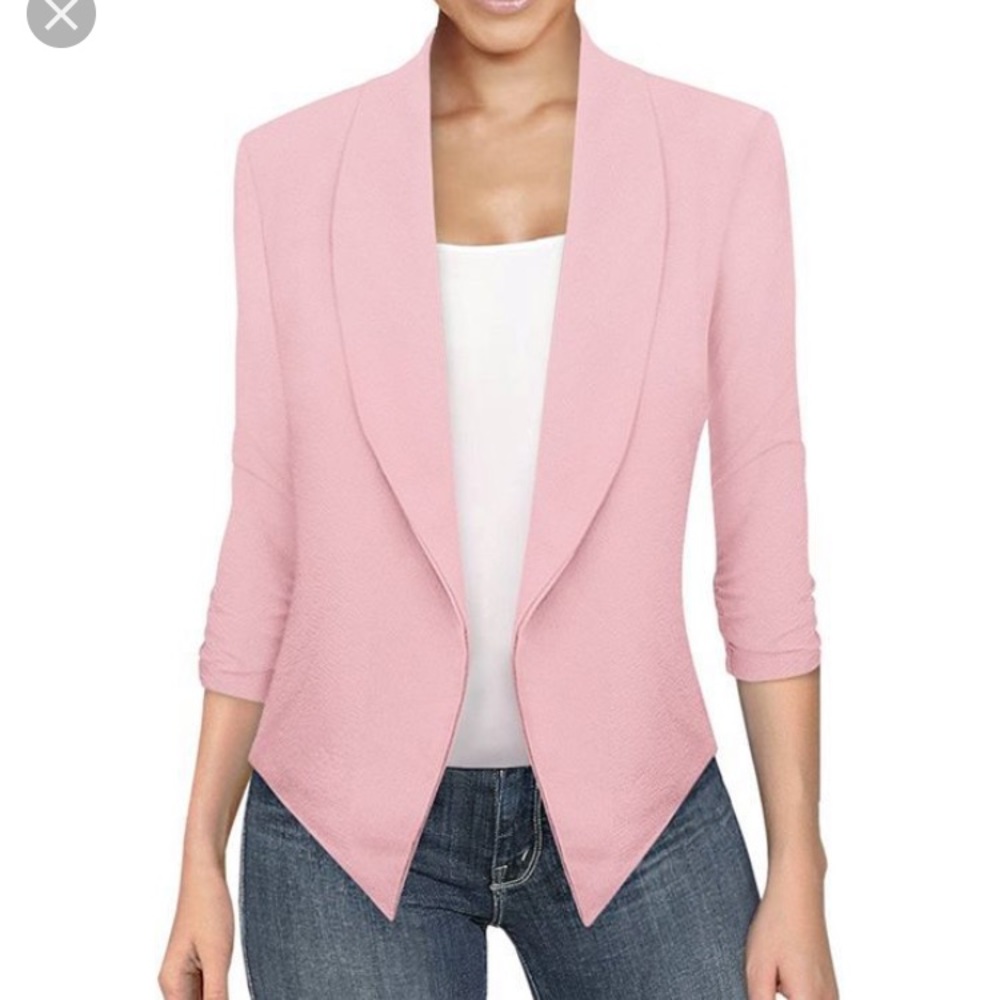 Pink blazer